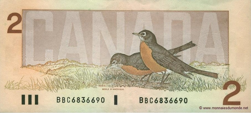 Canada - p094b - 2 Dollars - 1986